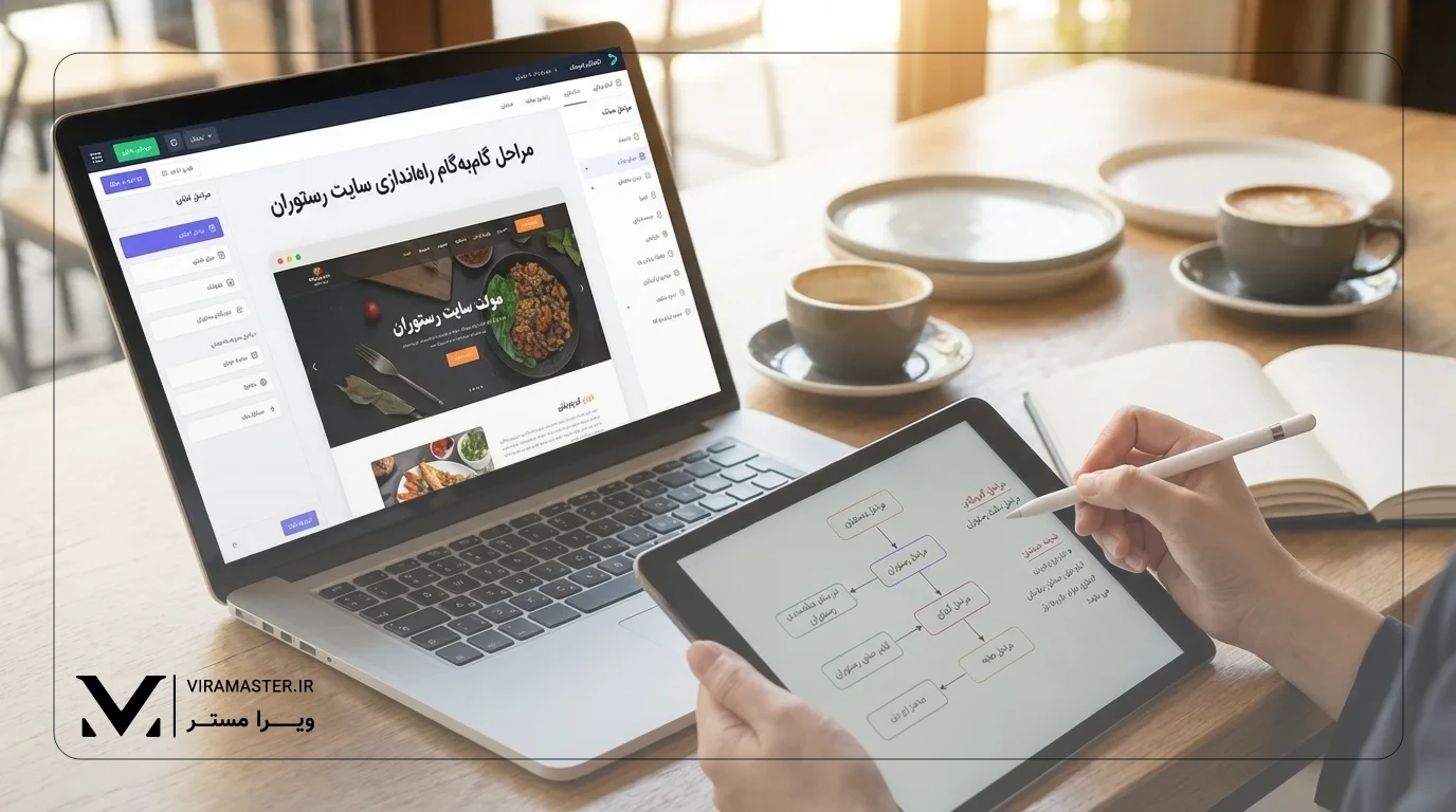 مراحل گام به گام راه اندازی سایت رستوران با قابلیت سفارش آنلاین